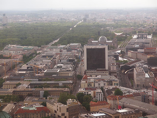 Image showing Berlin aerial view