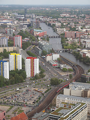 Image showing Berlin aerial view