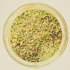 Image showing Retro look Oregano picture