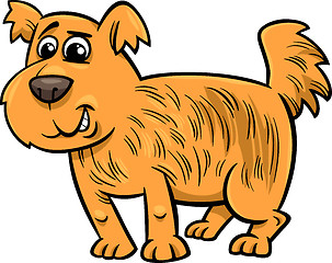 Image showing shaggy dog cartoon illustration