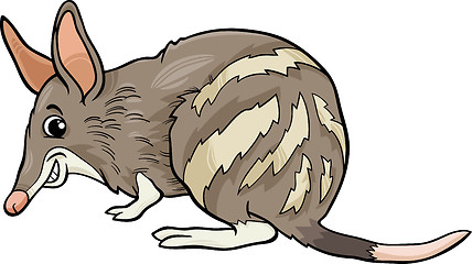 Image showing bandicoot animal cartoon illustration