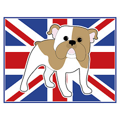 Image showing English Bulldog Flag