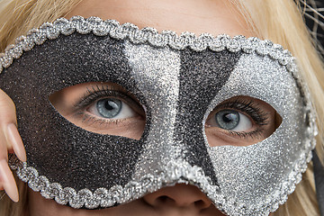Image showing closeup mask face