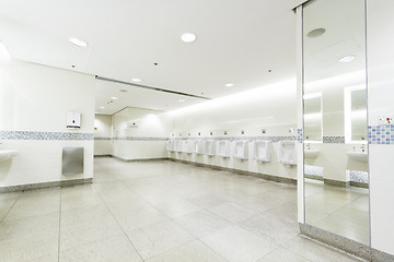 Image showing interior of private restroom 