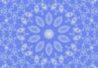 Image showing Abstract blue pattern background