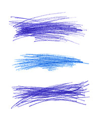 Image showing Abstract color hand drawn design elements