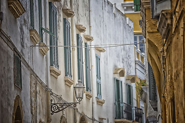 Image showing Old alley  in the old town of Gallipoli (Le)