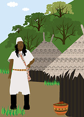 Image showing Indian tribe Kogi of Colombia