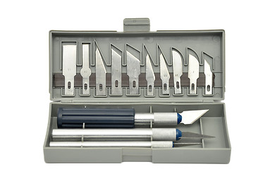 Image showing Exacto knife set