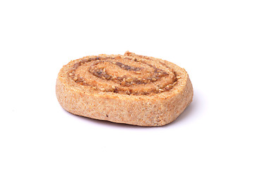 Image showing Spiral hazelnut cookie