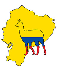 Image showing Lama Ecuador 