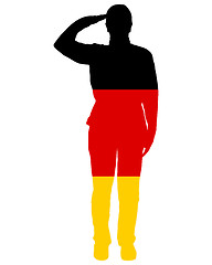 Image showing German Salute