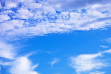 Image showing blue sky with clouds 