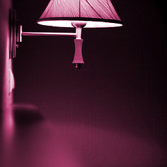 Image showing Mauve lamp