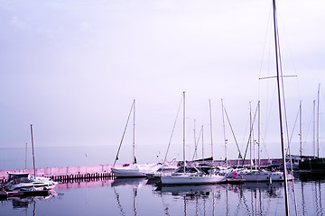 Image showing Sailing boats