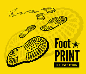 Image showing Shoe print