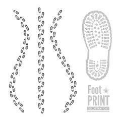 Image showing Shoe print