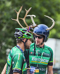 Image showing Fans of Le Tour de France