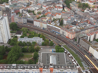 Image showing Berlin aerial view