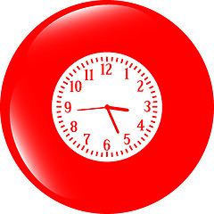 Image showing Clock icon button