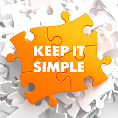 Image showing Keep it Simple on Yellow Puzzle.