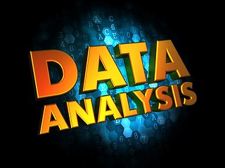 Image showing Data Analysis Concept on Digital Background.