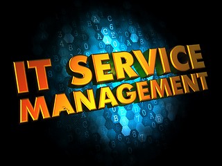 Image showing IT Service Management on Digital Background.