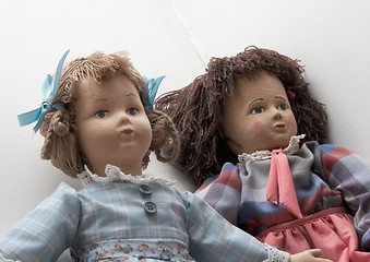 Image showing Old dolls