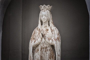 Image showing Blessed Virgin Mary statue in Gallipoli (Le)