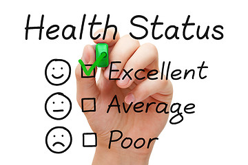 Image showing Excellent Health Status Survey