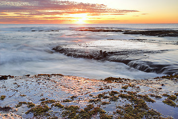 Image showing Sunrise Long Reef Australia