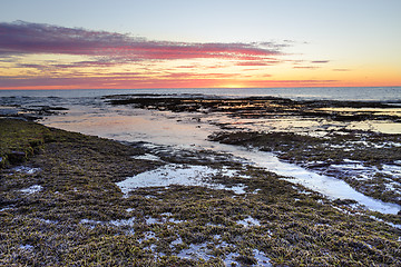 Image showing Sunrise at Long Reef Australia