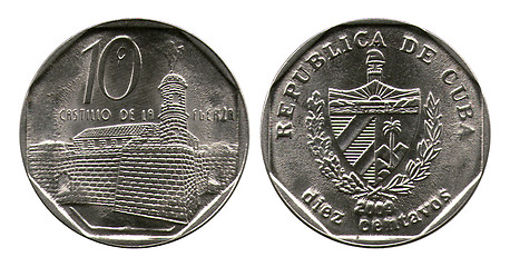 Image showing ten centavos, Cuba, 2009