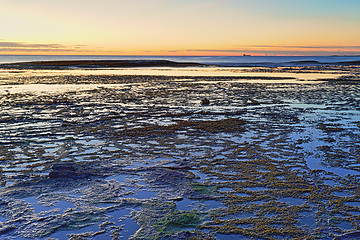 Image showing Beautiful Long Reef, NSW Australia just before sunrise