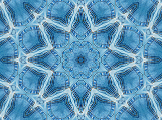 Image showing Abstract jeans pattern