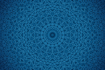 Image showing Blue background with abstract pattern