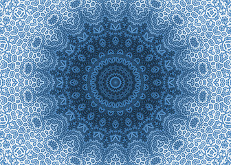 Image showing Abstract radial pattern background