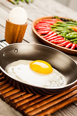 Image showing fried eggs