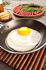 Image showing fried eggs