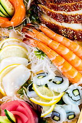 Image showing Sea food combination