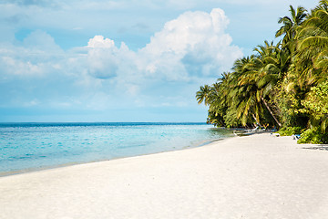 Image showing Maldives beach