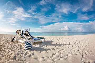 Image showing Maldives beach