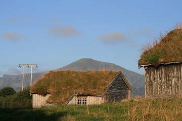 Image showing old woden houses