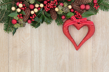 Image showing Christmas Heart Decoration