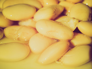 Image showing Retro look Beans salad