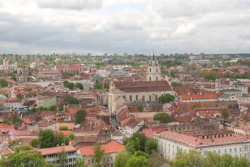 Image showing Vilnius panorama