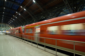 Image showing Train departure
