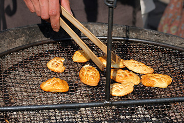 Image showing Food at the traditional street market