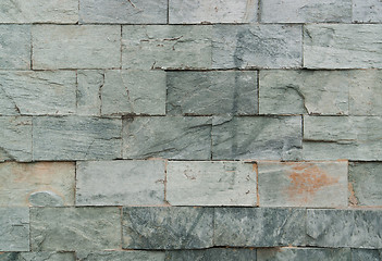 Image showing old stone wall detail