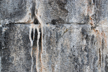 Image showing old stone wall detail
